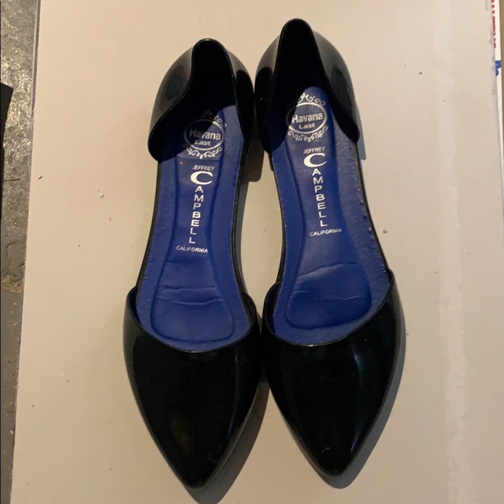 Jeffrey Campbell black flats
